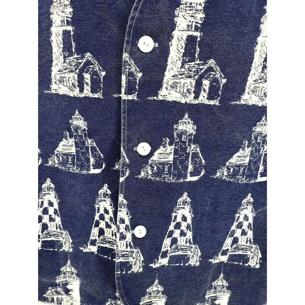 Michigan Rag Company Lighthouse Vest Blue Denim - Picture 9 of 12